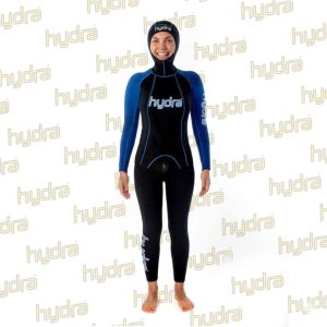 Hydra Blue Black Woman 3mm Jarse Serbest Dalış Elbisesi