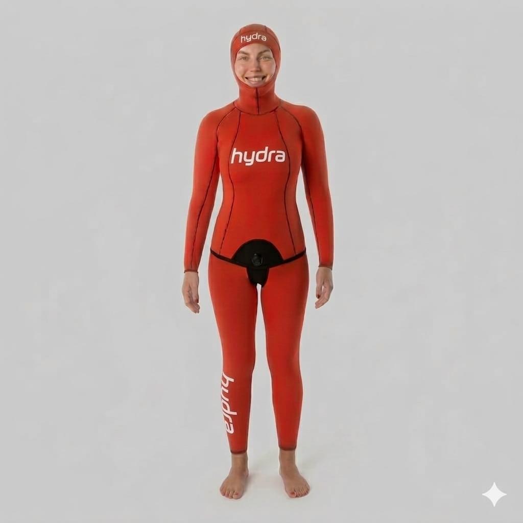 Hydra Red Women 2mm Jarse Serbest Dalış Elbisesi